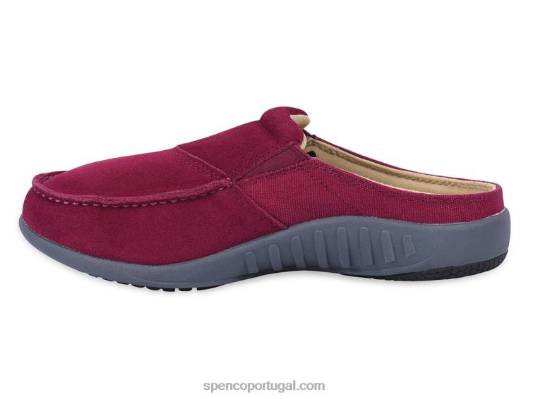 Spenco Footwear Borgonha sesta via 648F616 mulheres