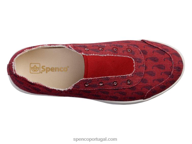 Spenco Footwear Preto macio santa maria batik 648F318 mulheres