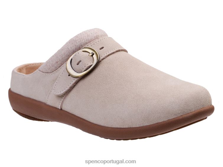 Spenco Footwear aveia camurça ashley 648F369 mulheres