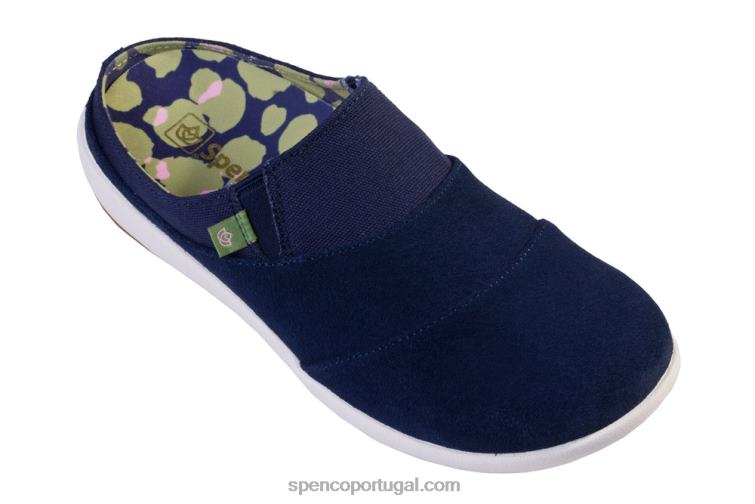 Spenco Footwear azul marinho sesta bokeh em camadas 648F631 mulheres