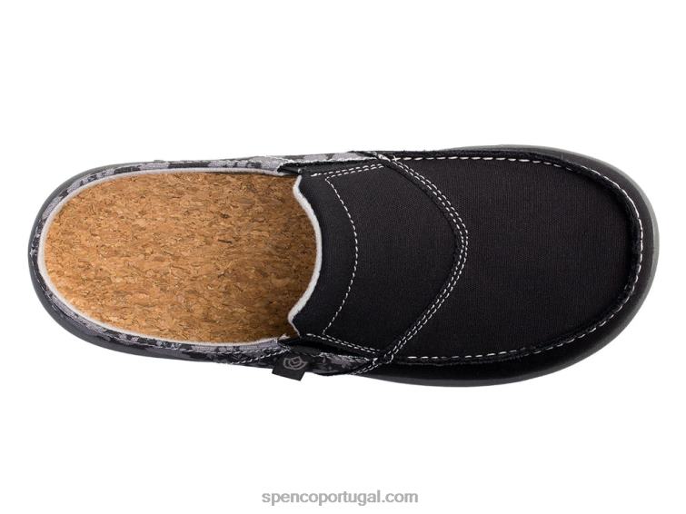 Spenco Footwear azul profundo sesta vintage floral 648F297 mulheres