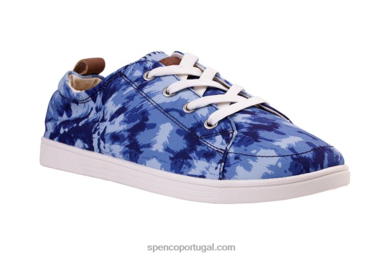 Spenco Footwear azul tie dye santa clara clássico 648F483 mulheres