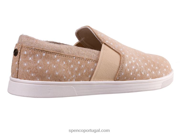 Spenco Footwear bronzeado avestruz santa cruz 648F407 mulheres