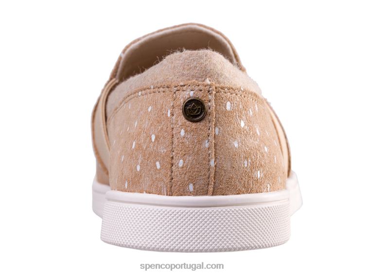 Spenco Footwear bronzeado avestruz santa cruz 648F407 mulheres