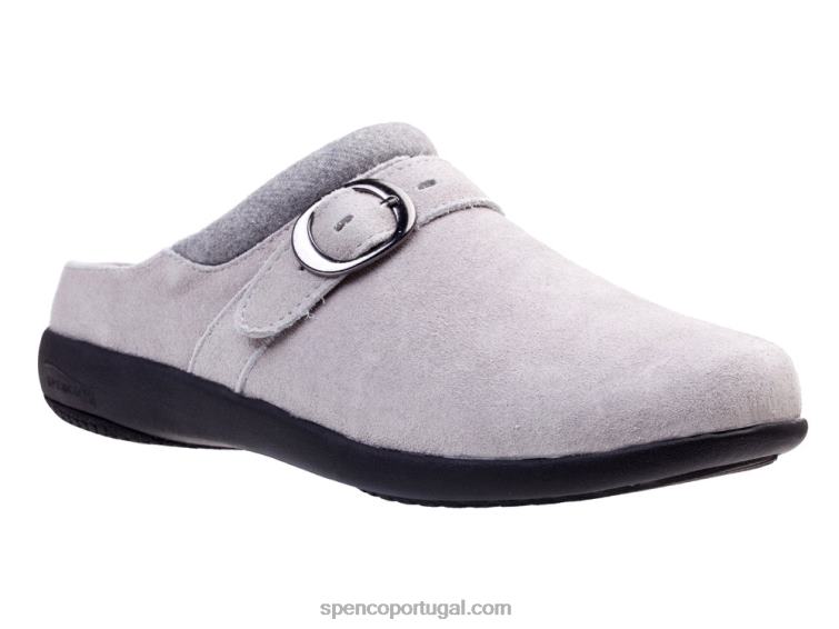 Spenco Footwear carvão camurça ashley 648F372 mulheres