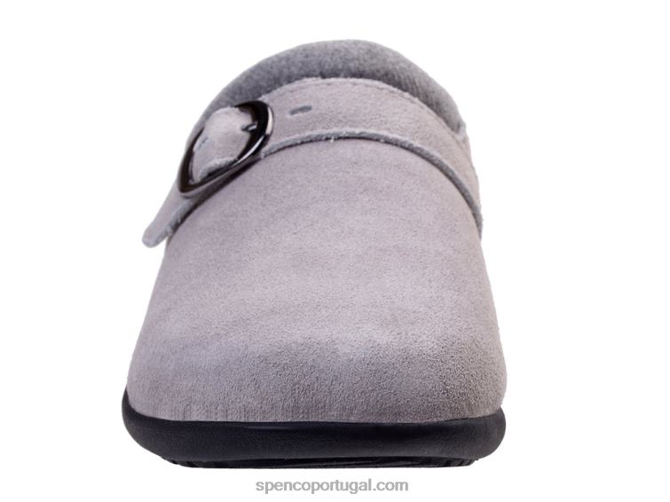 Spenco Footwear carvão camurça ashley 648F372 mulheres