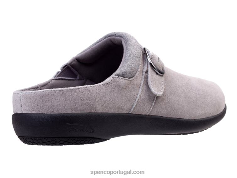 Spenco Footwear carvão camurça ashley 648F372 mulheres