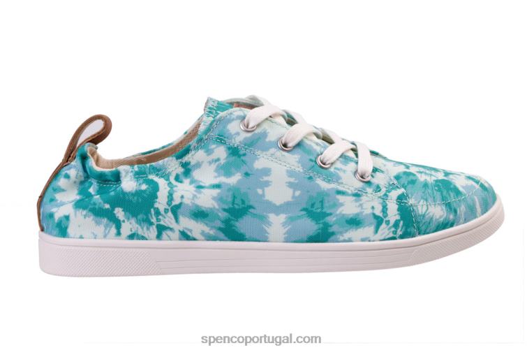 Spenco Footwear cerceta pastéis tie dye santa clara 648F481 mulheres