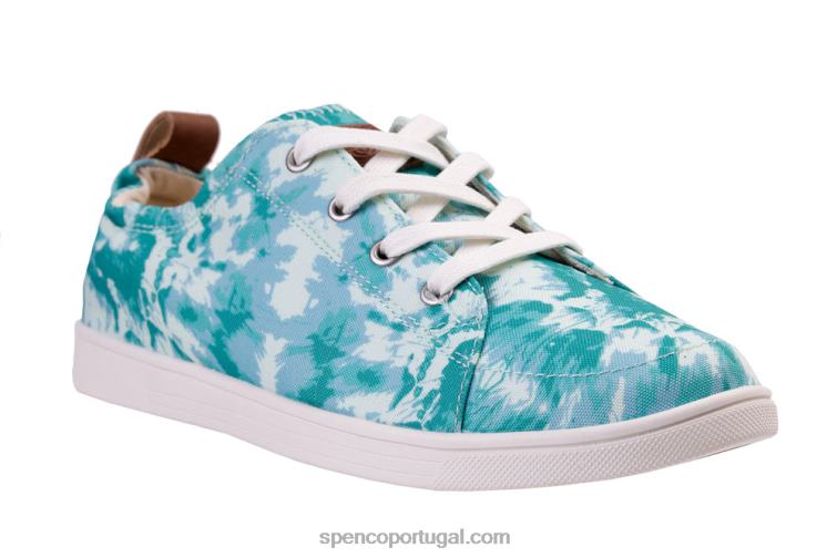 Spenco Footwear cerceta pastéis tie dye santa clara 648F481 mulheres