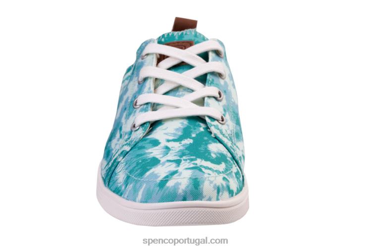Spenco Footwear cerceta pastéis tie dye santa clara 648F481 mulheres
