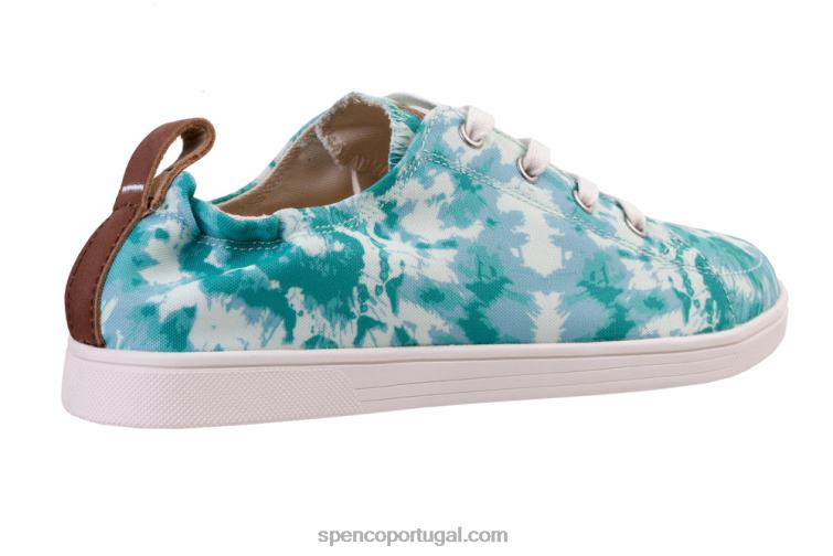 Spenco Footwear cerceta pastéis tie dye santa clara 648F481 mulheres