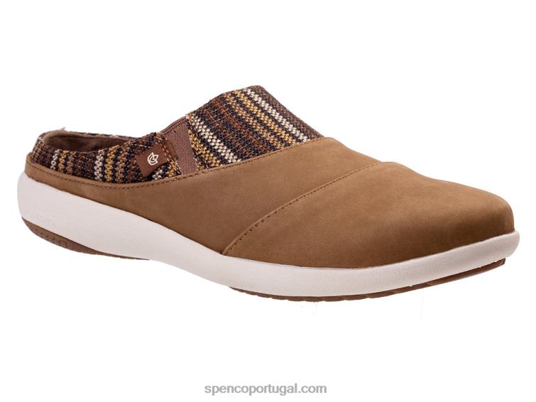Spenco Footwear chocolate siesta nuevo stripe 648F401 mulheres