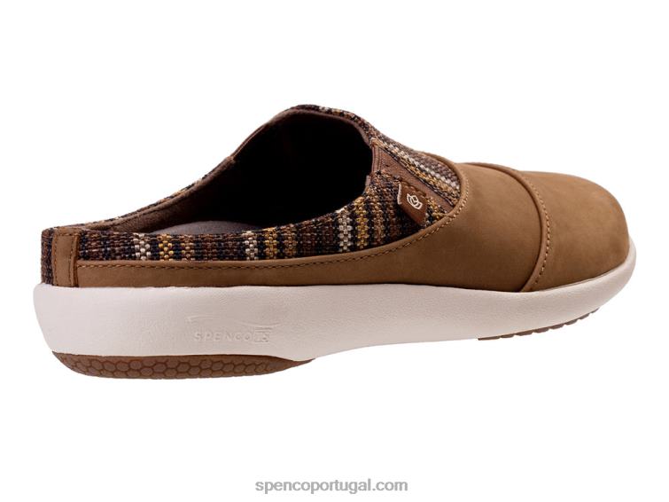 Spenco Footwear chocolate siesta nuevo stripe 648F401 mulheres