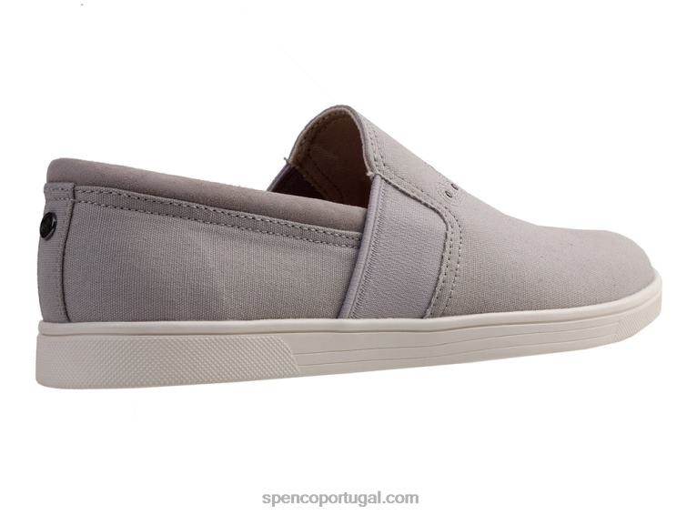 Spenco Footwear cinza lona à beira-mar 648F290 mulheres