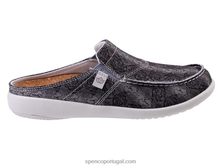 Spenco Footwear cinza prateado siesta cobra clássico 648F528 mulheres