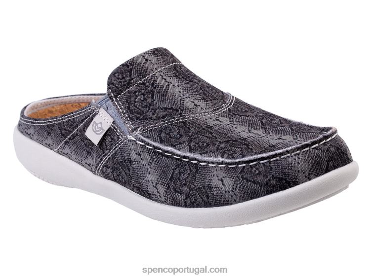 Spenco Footwear cinza prateado siesta cobra clássico 648F528 mulheres