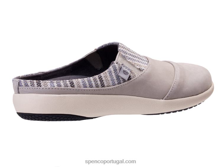 Spenco Footwear cinza siesta nuevo stripe 648F402 mulheres