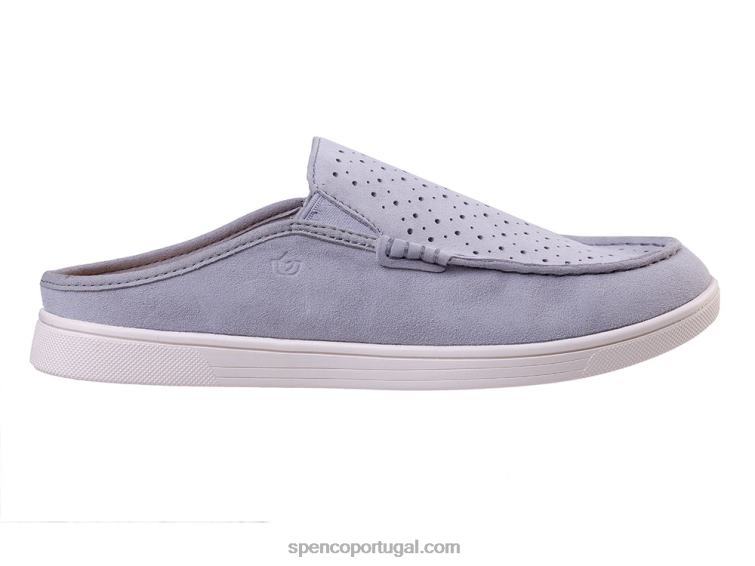 Spenco Footwear cinza st. Maarten perfurado 648F382 mulheres
