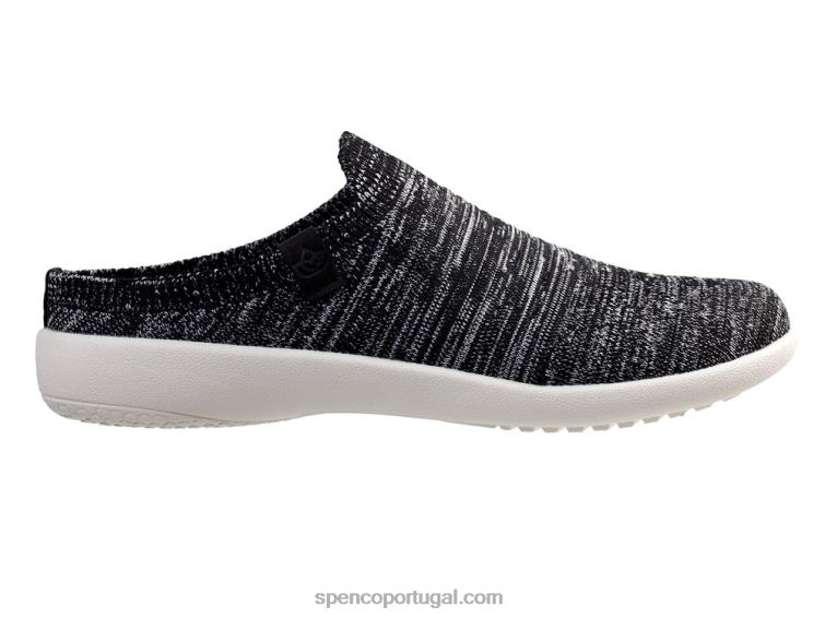 Spenco Footwear corante espacial preto utopia spacedye 648F329 mulheres
