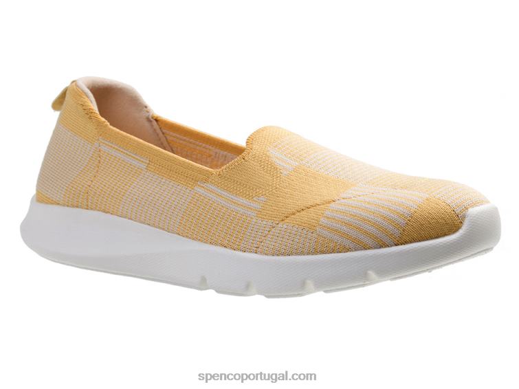 Spenco Footwear cornsilk padrão de facilidade de alongamento de conforto 648F334 mulheres