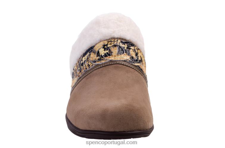 Spenco Footwear fóssil ojai tamanco aconchegante 648F554 mulheres