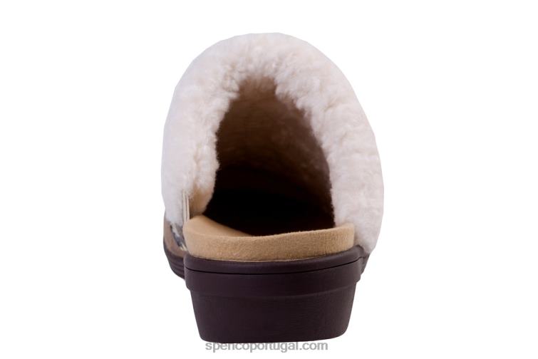 Spenco Footwear fóssil ojai tamanco aconchegante 648F554 mulheres