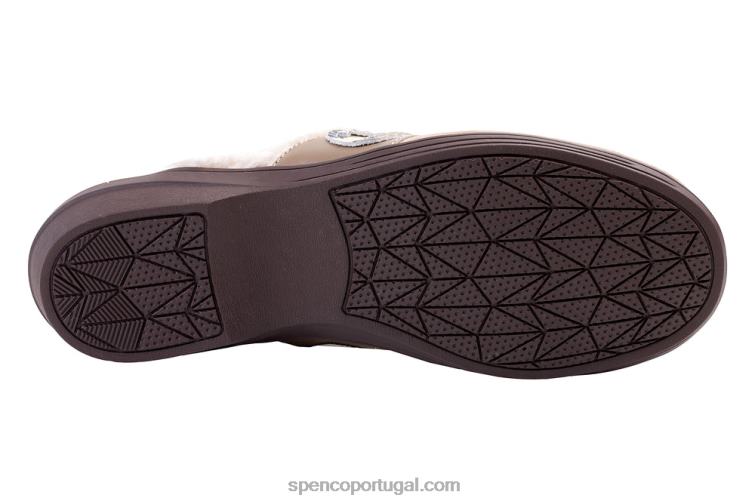 Spenco Footwear fóssil ojai tamanco aconchegante 648F554 mulheres
