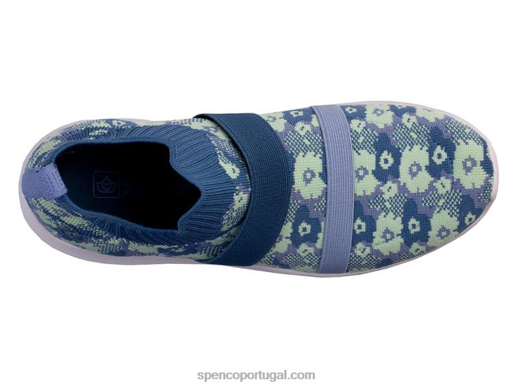 Spenco Footwear fuschia karma stretch floral 648F523 mulheres