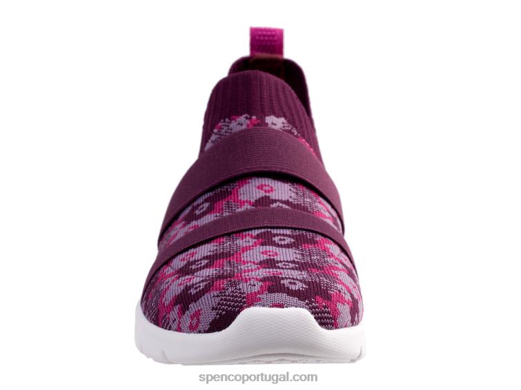 Spenco Footwear fuschia karma stretch floral 648F523 mulheres