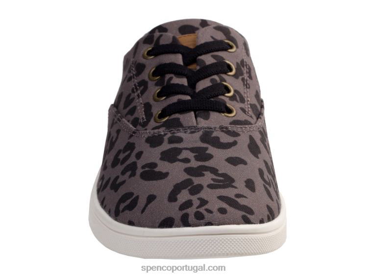 Spenco Footwear leopardo carvão estampa de leopardo khloe kick 648F308 mulheres