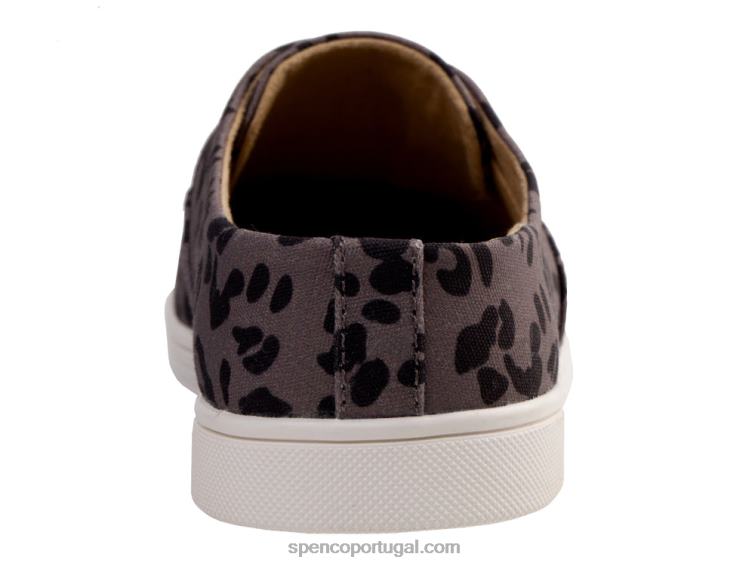 Spenco Footwear leopardo carvão estampa de leopardo khloe kick 648F308 mulheres