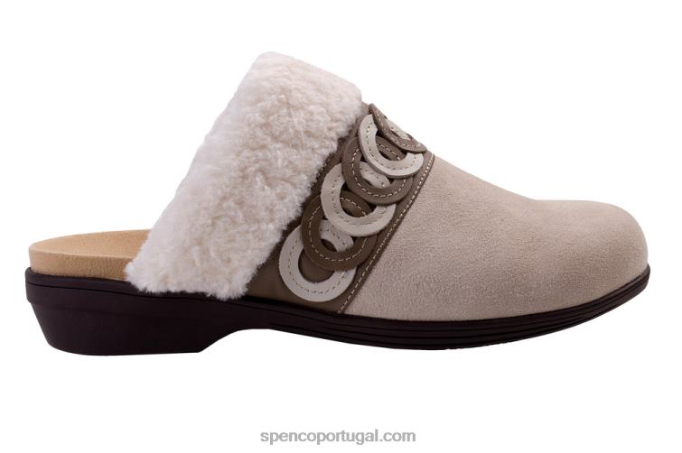 Spenco Footwear manhã cinza ojai tamanco aconchegante 648F555 mulheres
