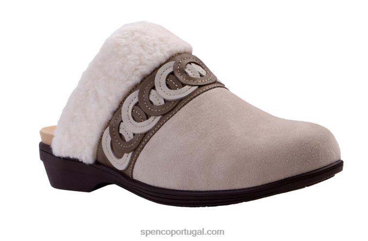 Spenco Footwear manhã cinza ojai tamanco aconchegante 648F555 mulheres