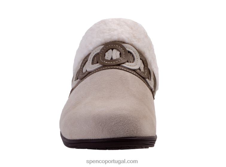 Spenco Footwear manhã cinza ojai tamanco aconchegante 648F555 mulheres