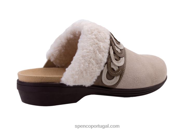 Spenco Footwear manhã cinza ojai tamanco aconchegante 648F555 mulheres