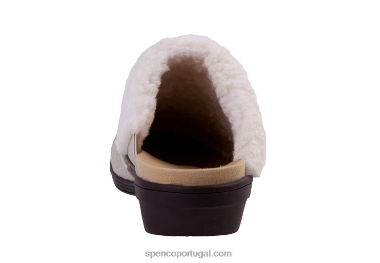 Spenco Footwear manhã cinza ojai tamanco aconchegante 648F555 mulheres