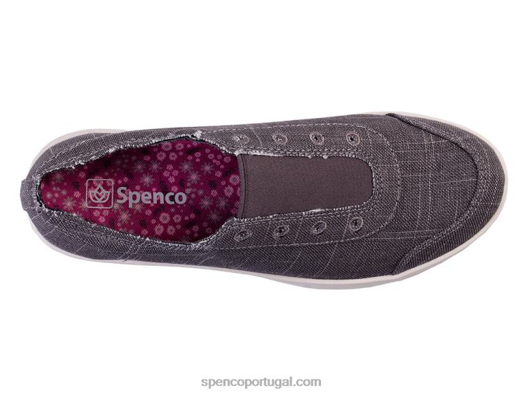 Spenco Footwear manhã cinza tela de santa maria 648F514 mulheres