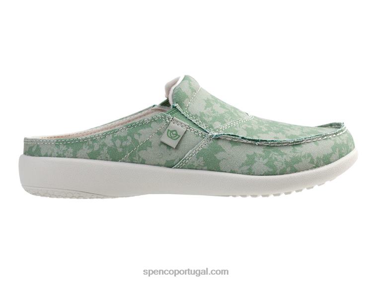 Spenco Footwear manjericão sesta vintage floral 648F295 mulheres