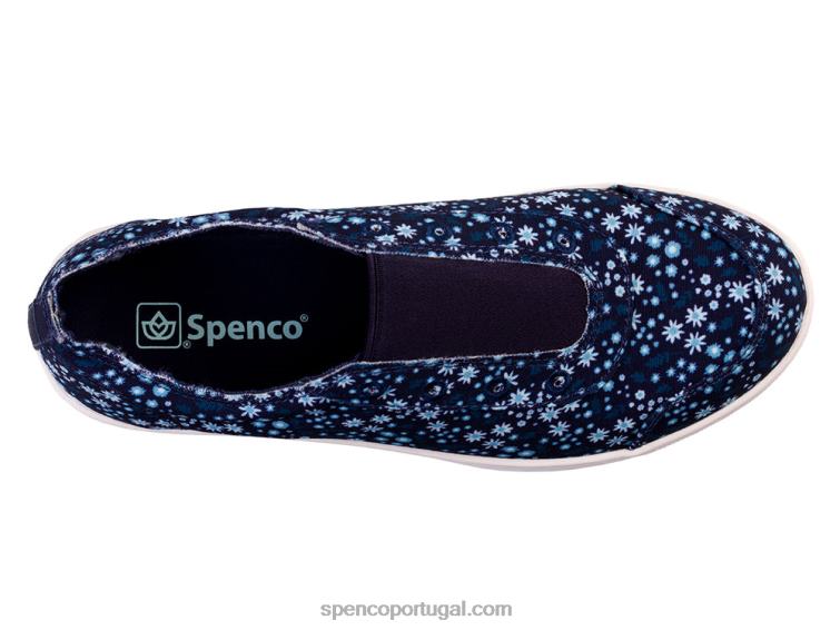 Spenco Footwear marinha flor de santa maria 648F510 mulheres