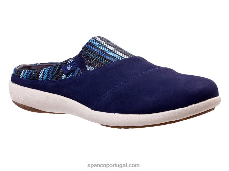 Spenco Footwear marinha siesta nuevo stripe 648F399 mulheres