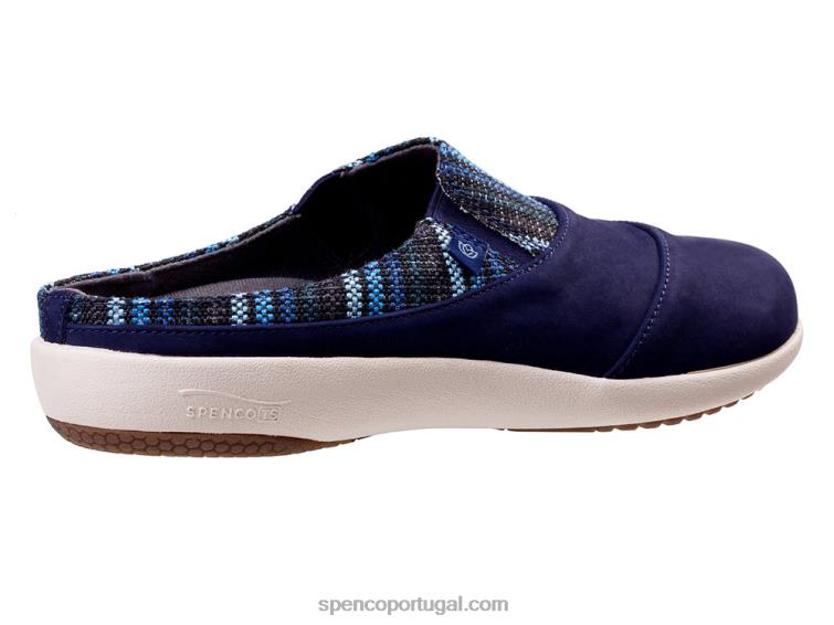 Spenco Footwear marinha siesta nuevo stripe 648F399 mulheres