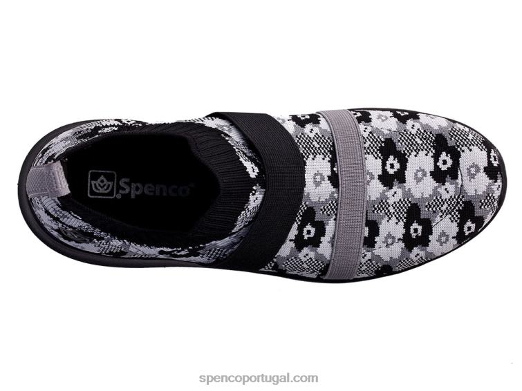 Spenco Footwear pedra azul karma stretch floral 648F522 mulheres