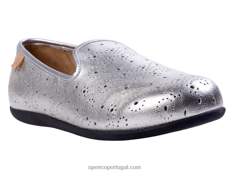 Spenco Footwear prata balé paisley sazonal 648F566 mulheres