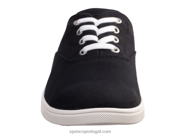 Spenco Footwear preto Khloe Kick Solids 648F314 mulheres