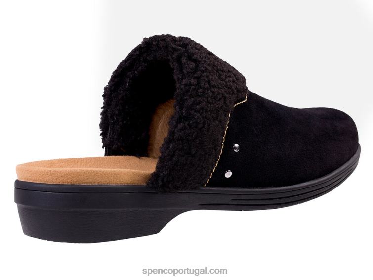 Spenco Footwear preto Northridge aconchegante 648F419 mulheres
