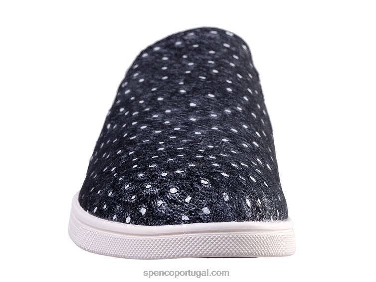 Spenco Footwear preto avestruz santa cruz 648F405 mulheres