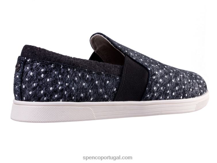 Spenco Footwear preto avestruz santa cruz 648F405 mulheres