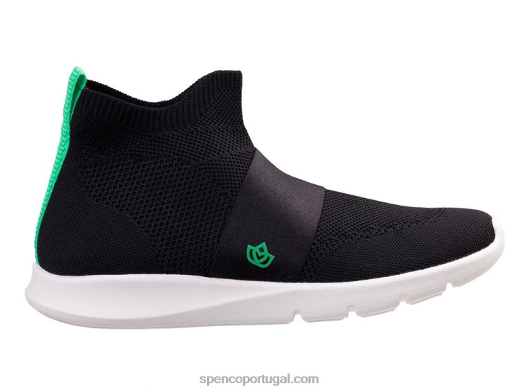 Spenco Footwear preto carma de luxo 648F361 mulheres