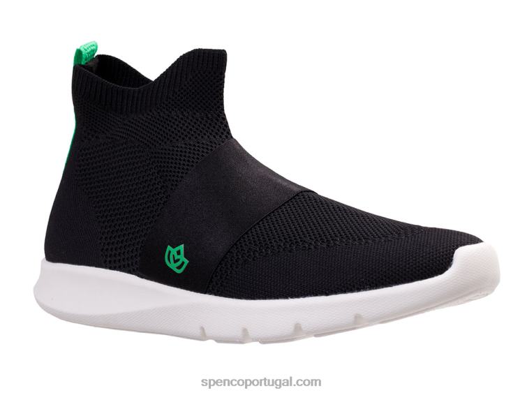 Spenco Footwear preto carma de luxo 648F361 mulheres