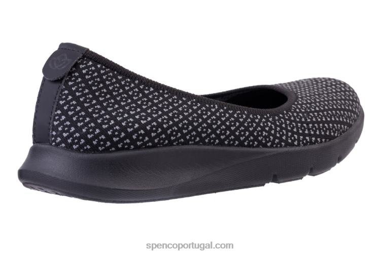 Spenco Footwear preto clássico de batik trecho diário 648F465 mulheres